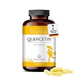 PlantDEA Quercetin Kapseln I 150 Quercetin Kapseln hochdosiert I laborgeprüft I Quercetin Pulver I veganes Quercetin-Präparat I Ohne Zusätze