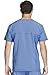 Infinity Cherokee V- Neck Men's Scrub Top with Rib Knit Back Panels with 3 Pockets and 360 Stretch CK900A, L, Ciel