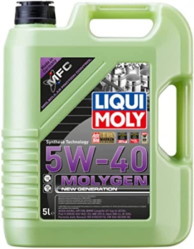 Liqui Moly Molygen New Generation 5W-40, 5 L, Aceite de motor para coches, 8536