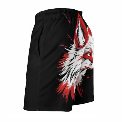 Men's Swimming Trunks with Pocket, Quick Dry Drawstring Swimwear Beach Shorts Mesh Lining Beach Shorts4