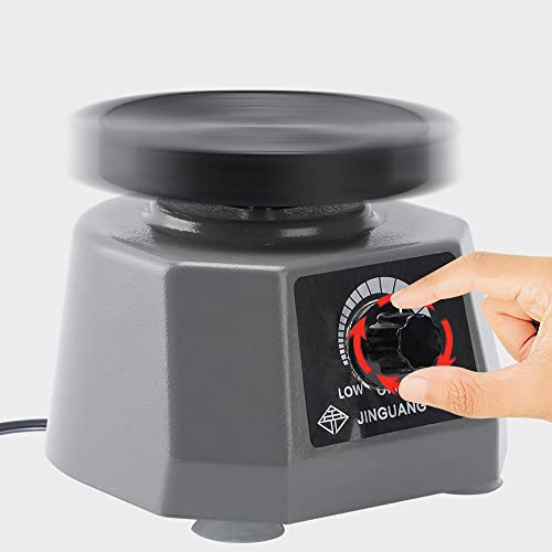 Lab Vibrator - Dental Vibrator 4", Dental Vibrating Machine, Vibrating Table For Molds, Gypsum, Pouring Models, Resin Casting(Us Plug) #TOP12