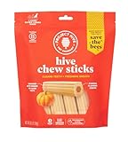 XL Pumpkin Dental Treats for Dogs - 18.3 oz Ñ Healthy, Vegetarian, Natural Pumpkin and Honey, Vegetarian Dog Chews, Made in The USA (Chew Sticks, Large Breeds)-Clean Teeth and Freshens Breath