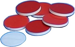 JG Finneran 604040-09F PTFE/Butyl Rubber Septa for 9mm R.A.M. Screw Threaded Closure, 9mm Diameter x 1.016mm Thickness (Case of 1000)