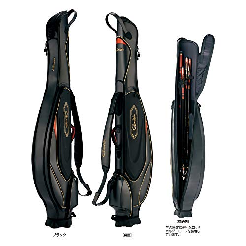 がまかつ(Gamakatsu) がま磯ロッドケース ブラック GC-288 3枚目