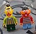Compatible with Bert and Ernie Sesame Street Earrings w Sterling Silver Hooks Handmade Jewelry