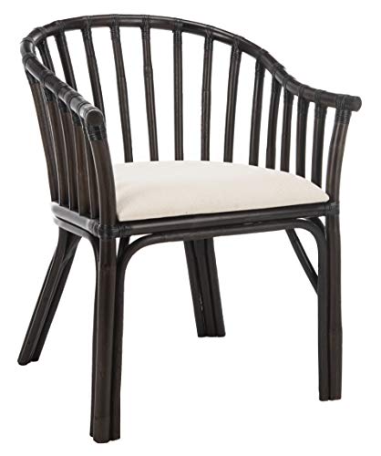 Sillón con brazos estilo clásico color negro miniatura 1