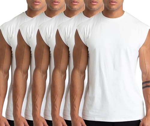Débardeurs de gym en coton anti-irritation pour hommes pour en finir avec la transpiration