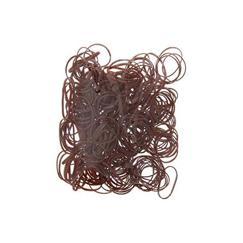Zac's Alter Ego Pack of 250 Small Mini Braiding Hair Bands/Rubber Elastics Cover