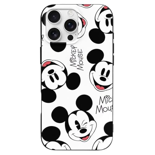 �f�B�Y�j�[ �~�b�L�[�}�E�X IPhone16 �Ή� �P�[�X �ϏՌ� �y���^ ���ϖh�~/Qi�������C�����X�[�d�Ή� �X�}�z�P�[�X ����~�� �w��h�~