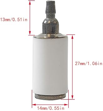 (2 feet long) Fuel Pipeline Fuel Filter Primer Bulb Carburetor Chainsaw Trimmer Fan Lawn Mower Suitable for 2-cycle Small Engines