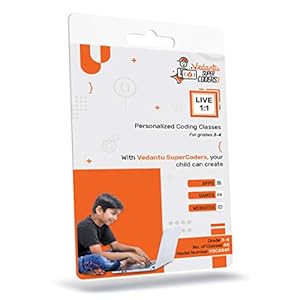 Vedantu Super Coders-Grade-3 and 4-Introduction to App & Game Designing-48 Live 1:1 Online Coding Classes (Activation…