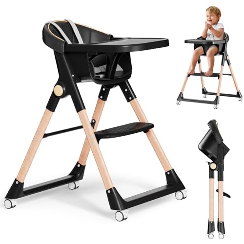 Baby High Chair, High Chairs for Babies and Toddlers, Convertible ...