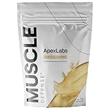 ApexLabs Apex Muscle Defense by Dr. Tracy Gapin — Hydrolyzed Whey Protein Blend with HMB, Leucine, Ursolic...