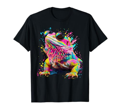 Bearded Dragon Art for Men Women Kids Bearded Dragon Lover T-Shirt