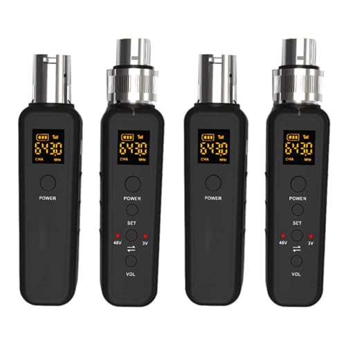 Adaptateur microphone sans fil UHF pour concert et scène émetteur XLR