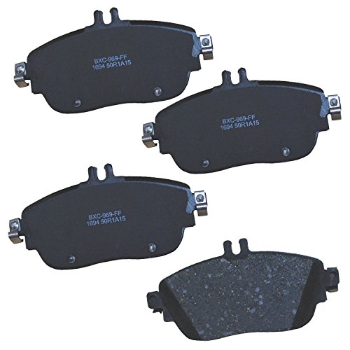 Image of Bendix Premium SBC1694 Ceramic Front Brake Pads for Select Models INFINITI QX30, Mercedes-Benz A180, A200, B180, B250, B250e, B Electric Drive, CLA180, CLA200, CLA250, E300, GLA180, GLA200, GLA250