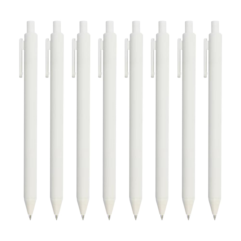 FSSTUD 24 Pcs 1.0mm Medium Point Pens Retractable Ballpoint Pens Smooth Writing Click Pens Black Gel Ink Pens Journaling Ball Point Pens Note Taking Pens for Office School