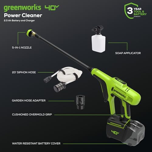 Greenworks 40V Portable Battery Power Cleaner