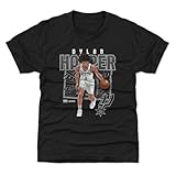500 LEVEL Dylan Harper San Antonio Spurs Shattered Youth Shirt (Tri Black, 14-16Y X-Large)