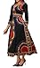African Dress for Women Print Maxi Dress Sexy V Neck Dashiki Party Dresses Elegant Bohemian Long Sleeve Prom Attire Flowy Cocktail Tropical Vintage Outfits