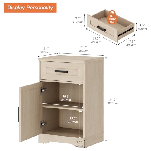 Image of WAMPAT 32-inch Tall Farmhouse End Table