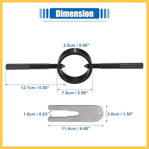 Image of 1 Set Universal Motorcycle Fork Spring Compressor Tools for Most Upside Down Street Bike Motorcycle Forks Auto Replacement Parts