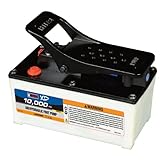 K Tool International 63716A Air Hydraulic Foot Pump for Garages, Repair Shops, and DIY, Aviation Aluminum, 10,000 PSI Air Pressure Range, 0.64 Quart Oil Capacity 0.64, 2-Stage Release, Nylon Case