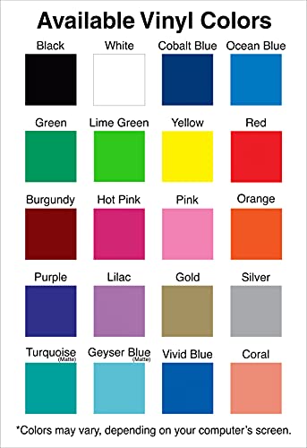 Customized4U Custom Personalized Vinyl Mailbox Decal (18) - Set Of 2 - 20 Colors To Choose From! #TOP2