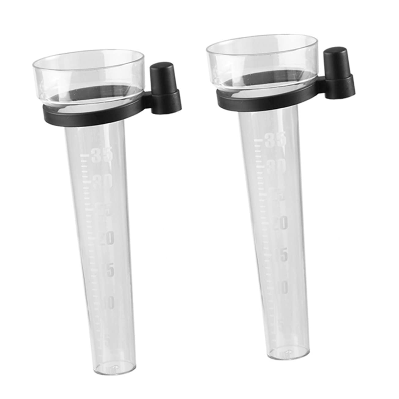 HAKIDZEL Home Rain Gauge 2pcs Outdoor Rain Meters Measuring Cup for Garden and Yard Watering