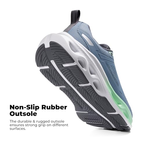 NORTIV 8 NORTIV 8 Men's Comfortable Walking Shoes MovePropel Athletic Breathable Gym Workout Tennis Jogging Cross Training Non Slip Fashion Running Sneakers,Size 10,Blue,SNWS247M