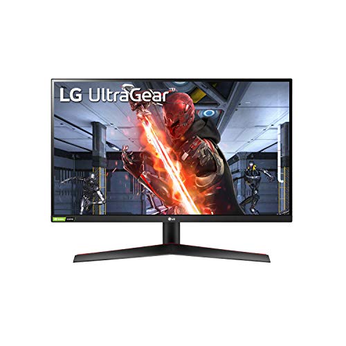 LG 27GN800-B UltraGear 27 inch QHD (2560×1440) IPS 144Hz 1ms Gaming Monitor AMD FreeSync Premium G-Sync Compatible HDR10 HDMI DisplayPort Black