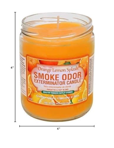 Smoke Odor Exterminator G2-NEQL-9EJP Candle Orange Lemon Splash 13 Oz thumb #1