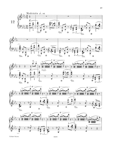 Image of 12 Etudes (Brilliant and Melodious Studies) Op. 105 for Piano (Edition Peters)
