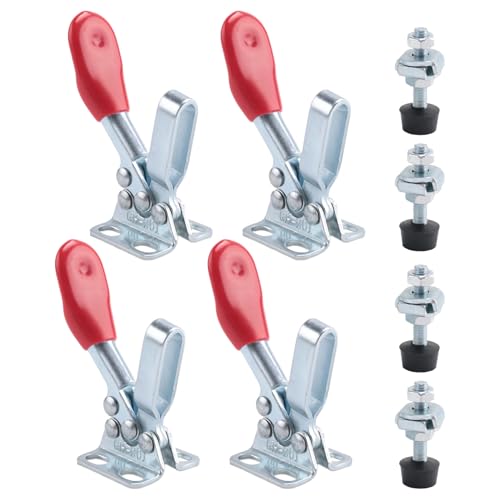 Quystetes 4 morsetti a sgancio rapido -201 antiscivolo orizzontale capacità di tenuta 26,8 kg per funzionamento a macchina, lavorazione del legno