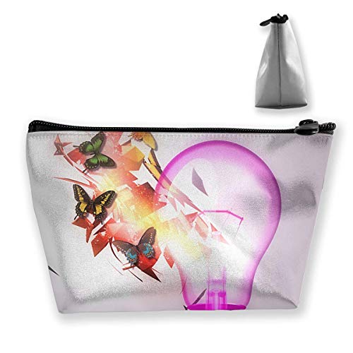 Preisvergleich Produktbild Ahdyr Reise Kosmetiktaschen Glühbirne Kleine Schminktasche Multifunktionsbeutel Kosmetische Handtasche Toilettenartikel Organizer Tasche für Frauen Mädchen 8.7x2.8x4.7 in