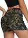 ELLEVEN Mini Skort Skirt for Women Cute Skort Shorts Casual Trendy Summer Y2K Sexy Fashion High Stretchy Low Waist Hot Cowgirl Going Out Sport Silm Fit with Pockets Camo Medium