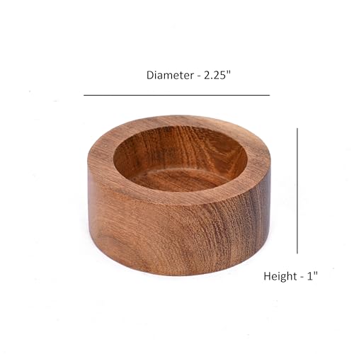 Indus Lifespace Acacia Wood Tealight Candle Holder for Wedding, Party, Birthday, Holiday, Home Decoration (5.71cm x 5.71cm x 2.54cm), (Set of 12) - Cosy Home Interiors Indus Lifespace Acacia Wood Tealight Candle Holder for Wedding, Party, Birthday, Holiday, Home Decoration (5.71cm x 5.71cm x 2.54cm), (Set of 12) - Image 6