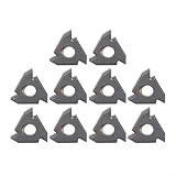 10 Stück Wendeschneidplatten-Gewindeeinsätze 16IR AG60-TF PR1115 Hartmetall-Drehen für CNC-Drehmaschine Finishing und Finishing 3/8 Zoll Werkstattwerkzeug Ersatzteile