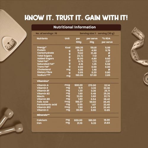 Image of Endura Mass Weight Chocolate Fudge Flavour 500 g