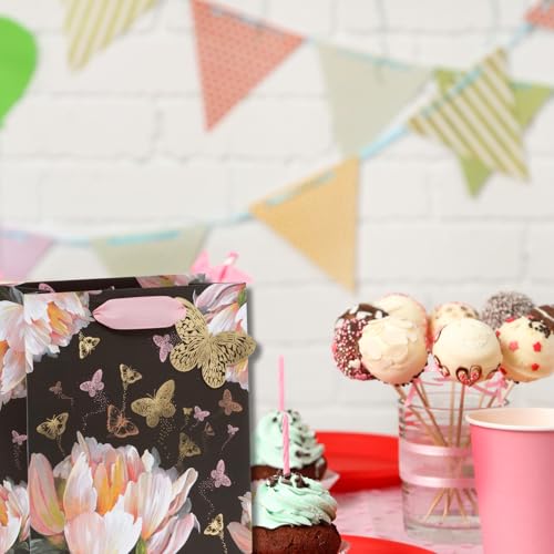 Glick Mittelgroße Geschenktüte Opulente Ente 225x200x100mm Luxus Recycelbare Tasche für Geburtstage & Feiern