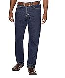 Kirkland Signature Men's Relaxed fit 5 Pocket Jeans(50x32) Blue