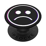 Upset Eboy Egirl Sadboi Face Vaporwave Sad Boy Aesthetic PopSockets PopGrip: Swappable Grip for...