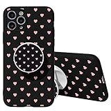 Yoedge Funda para Apple iPhone 7 Plus, 3D Cárcasa Apoyo Soporte esférico Silicona de Negro con Diseño Dibujos Suave TPU Animados Patrón Case Cover Fundas para Movil iPhone 7 Plus / 8 Plus 5,5', 29