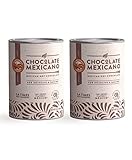 Mexican Hot Chocolate - Artisanal with Organic Cacao Beans (8oz, 2 tins) - La Monarca Bakery