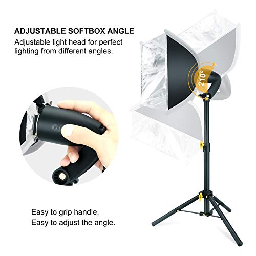 Linco Lincostore Studio Lighting Video Portrait Table Top Desk Light For Photography Shooting With Phone Holder Stand Softbox Lights Kit 8X8 Inch 3-Color Led Studio Bulb Am285 #TOP5
