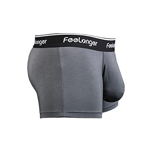 Men's Boxer Briefs Big pouch Underwear Comfortable Soft and Breathable Trunks