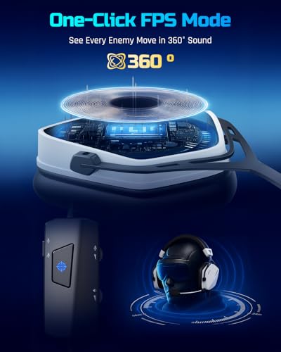 Image of NUBWO HG03 Wired Gaming Headset for PC, FPS-Tuned, Noise-Canceling Mic | USB-A Equipped | One-Click FPS Mode | 50mm Driver | Memory Foam Cushion | For PC Laptop | Gaming & Office Comfort - White