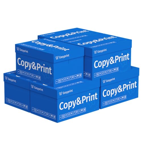 Easyprint - Papel para impresora (35000 hojas, 70 x 500 mm, A4, color blanco brillante, certificado ecológico PEFC)