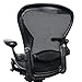 Herman Miller Office Chair Size B | Fully Adjustable with All Features Included| Quick and Easy Assembly| Renewed| 10 Year Warranty| Hardwood Floor Roller Blade Style Wheels Included