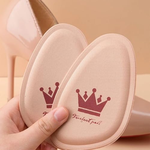 Set de 4 almohadillas delanteras para zapatos de tacón de mujer miniatura 2